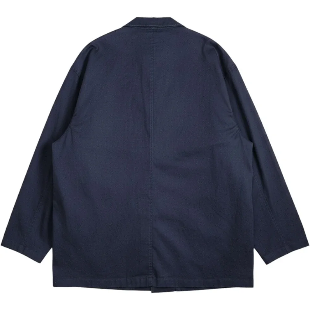 J. Crew Oarsman XL Navy Blue Chore Jacket Utility Field Coat Heavyweight